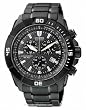 Citizen #AT0815-51E Men's Eco Drive Black IP Stainless Steel Chronograph Watch