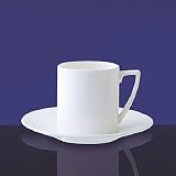 Jasper Conran China White Espresso Cup(s) & Saucer(S)