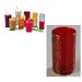 Carlisle Pebble Optic Drinkware Tumblers, 16 ounce, Ruby (One Dozen Dishwasher Safe Break Resistant SAN Plastic Drinking Glasses)
