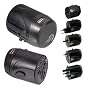 Swiss World Travel Mains Adapter With USB Port - Covers More than 150 Countries
