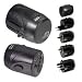 Swiss World Travel Mains Adapter With USB Port - Covers More than 150 Countries