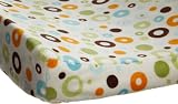 Carter's Laguna Changing Pad Cover, Teal/Tan, 16 x 32