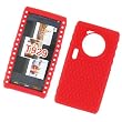 Samsung Memoir T929 T-Mobile Premium Diamond Skin Case Soft Silicone Protector Red