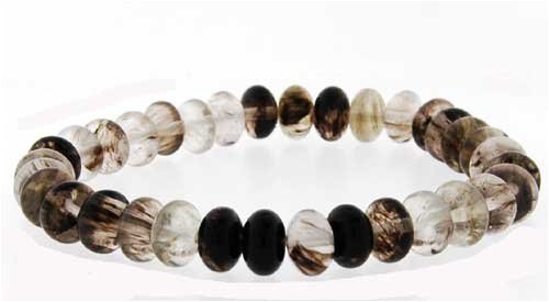 Click here to buy 8mm Rondell Bracelet - Smokey Quartz.