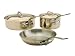 Mauviel Cuprinox Style 5-Piece Copper Cookware Set