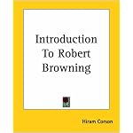 Introduction To Robert Browning book cover