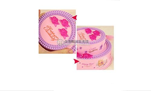 Valentines Day Gift, Happy Birthday Gift, Mechanical Pink Birthday Cake Music Box with Jewelry Organizer and Mirror (# 3 Bear)