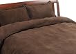 Microsuede+Full%2FQueen+3-piece+Duvet+Set%2C+Chocolate