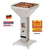 Th�ros Holzkohle S�ulengrill: Th�ros Toronto mit Alugussfu�platte