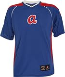 Brian McCann Jersey: Adult 2009 Majestic Alternate Red Replica #16 Atlanta Braves Jersey - Large