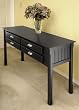 Timber Console Table - Black