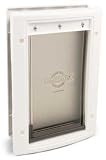 PetSafe Large Plastic Pet Door, Premium White