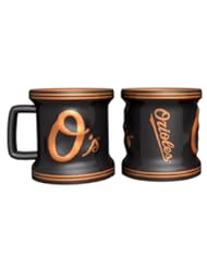 Sports: Baltimore Orioles Sculpted Mini Mug Shot Glass - Boelter Brands