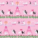 Poodles in Paris Changing Pad Cover