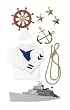 Jolees  Boutique Le Grande Dimensional Stickers, Navy