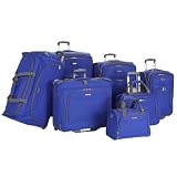 Delsey Helium Fusion Lite 2.0 4 Piece Luggage Set "Blue"