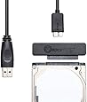 IOCrest USB 3.0 to SATA3 6G Cable Adapter for 2.5" SSD/HDD Hard Drives, Add External Storage to PC SI-ADA20156
