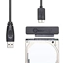 IOCrest USB 3.0 to SATA3 6G Cable Adapter for 2.5" SSD/HDD Hard Drives, Add External Storage to PC SI-ADA20156