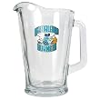 New Orleans Hornets NBA 60oz Glass Pitcher - Primary Logo