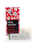 Mini Black Spice Candles Trio Floral Box Design 114g by This Works
