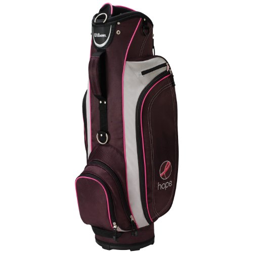 Wilson HOPE Lite Golf Bag Maroon/Pink