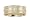 Benchmark® 8mm Round Diamonds Mens Band in 14 kt Yellow Gold Size 4