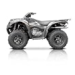 HMF Kawasaki Brute Force 750 (2012) Performance Series BLACK Slip On System Exhaust | HMF EFI Controller + Uni Filter