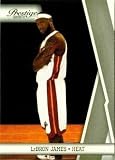 2010-11 Prestige #20 LeBron James - Miami Heat - NBA Basketball Card in Protective Screwdown Case! First Card in his New Uniform!