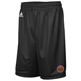 New York Knicks Black Large Logo Mesh Shorts