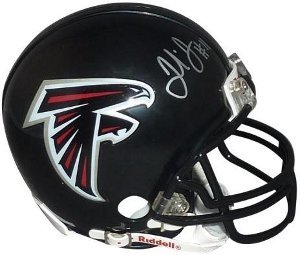 Julio Jones Autographed/Hand Signed Atlanta Falcons Replica Mini Helmet #11