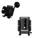 Motorola W375 Flexible Car Windshield Holder - Gomadic Brand