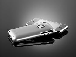 CTCStore Apple iPhone 3G 3GS Metallic Slim Fit Case - Silver
