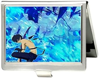 Blue Exorcist Ao No Exorcist Anime Custom Metal Business Card Case Holder Stainless Steel Name Card Holder Case