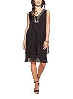 Laura Moretti Vestido Seda (Negro)