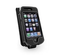 Tuff-Luv Leather Case Cover For Apple Iphone 3G / S 3GS - Black