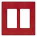 Lutron SC-2-HT Claro Two-gang Wallplate Hot