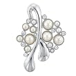 Pugster Pearl & Rhinestone Brooch