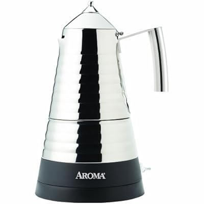 Aroma AEM-621SS Hot Moka X-Press Electric Moka Maker