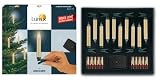 KRINNER 74122 Kabellose Christbaumkerze Lumix, 10er Basis-Set elfenbein, neues Licht - festlich funkelnd