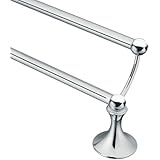 Moen DN7722CH 24-Inch Lounge Double Towel Bar, Chrome