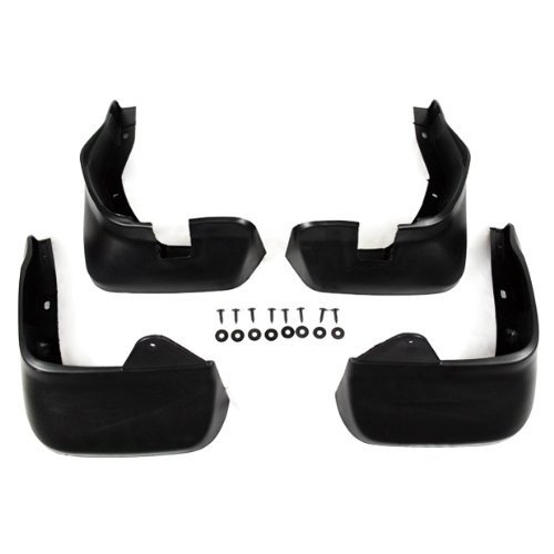 Black Auto parts 4PCS Mudguard Splash Guard Mud 