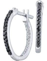 0.25CT-DIA FASHION HOOPS