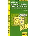 S�dlicher Niederrhein 1 : 75 000. D�sseldorf, K�ln. Radwanderkarte: D�sseldorf, K�ln. Freizeitkarte