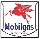 Signpast Reproduction Vintage Sign, MOBIL OIL SOCONY-VACUUM