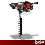 Berlan Benzin Erdbohrer BBEB50 + Bohrer 200mm im Set
