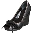 Nine West Women's Warshay Peep Toe Platform Wedge