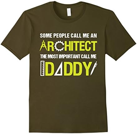 Men's Architect Shirt - Architect Daddy Shirt Large Olive