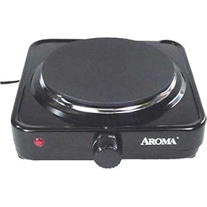 Aroma AHP-303 Single Hot Plate Black