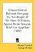 Illinois Central Railroad Company Vs. The People Of The State Of Illinois, Appeal From Douglas: Brief For Appellant (1876)