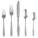 Gorham Tulip Frosted Stainless Flatware 5-Piece Place Setting, Service for 1